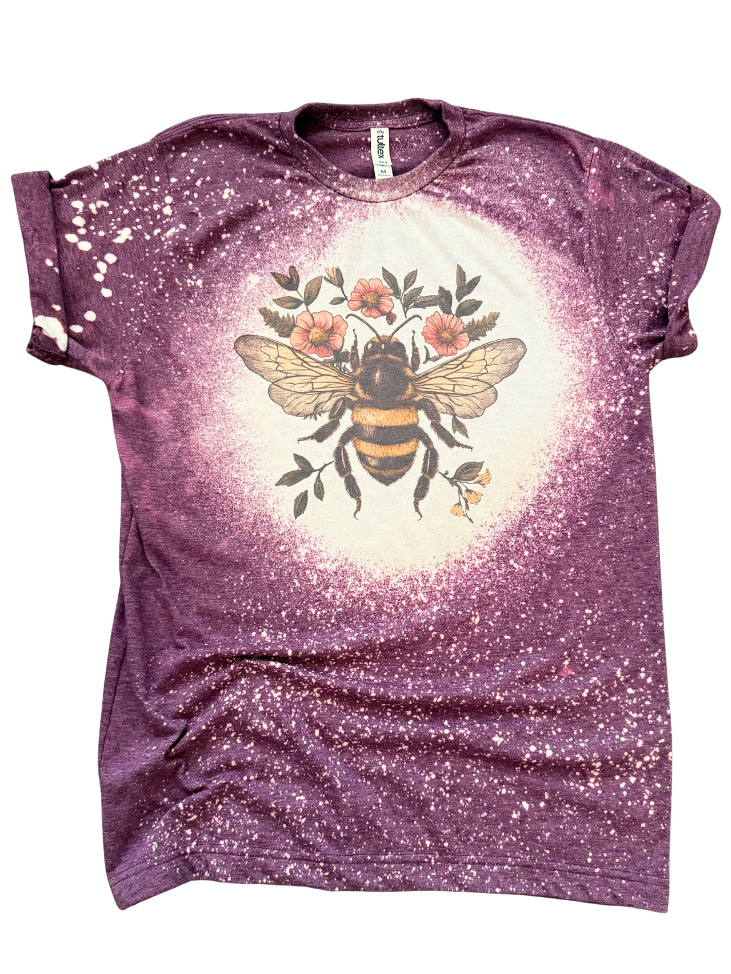 Bee + Blooms - Bleached Tee