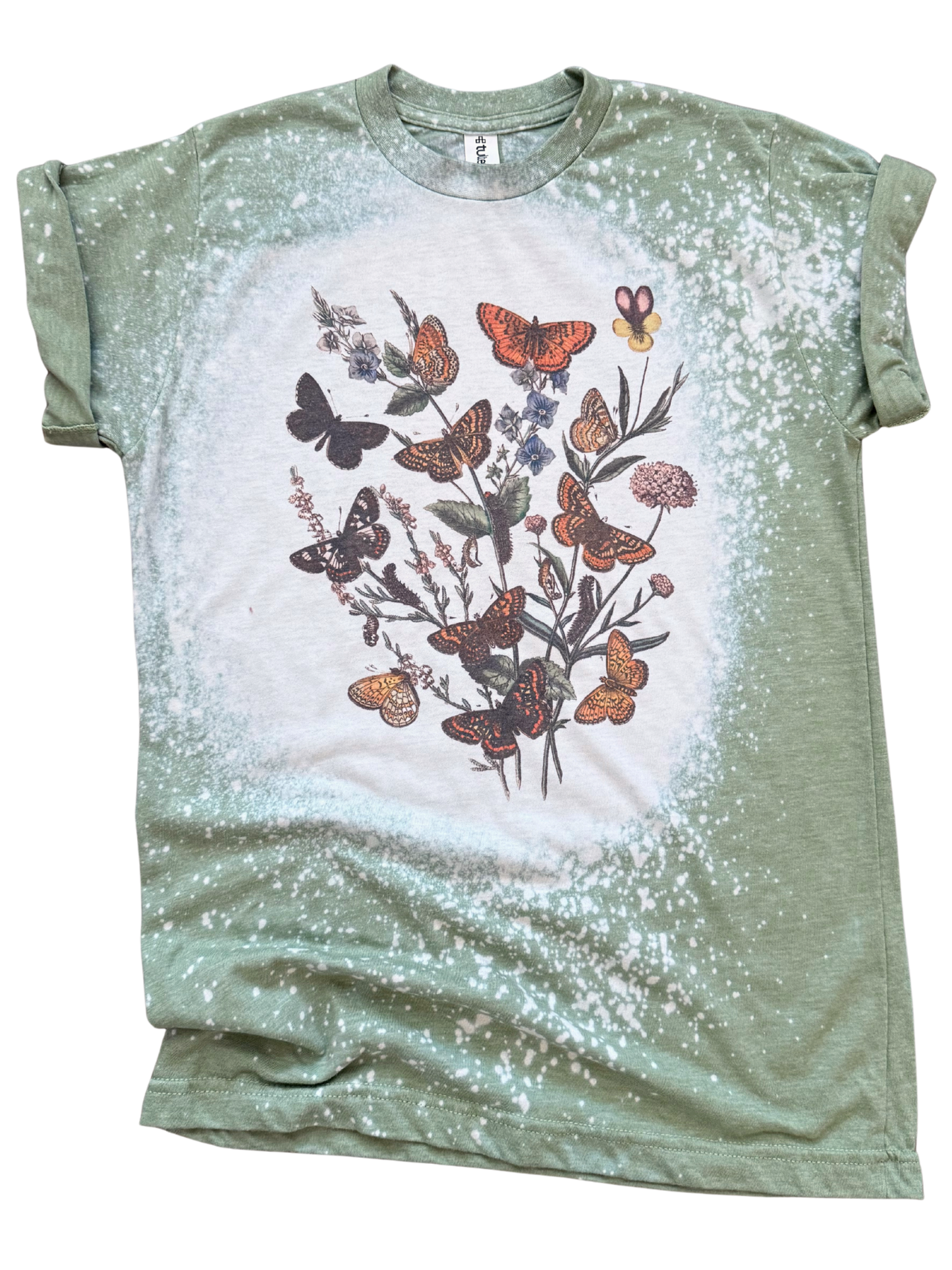 Butterfly Garden – Bleached Tee