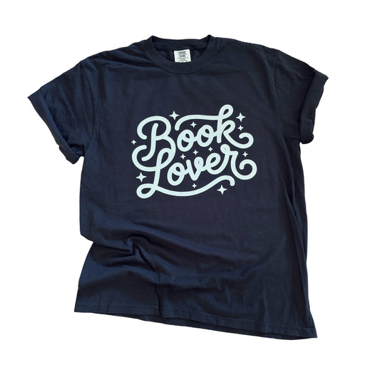Book Lover Script - Graphic Tee ✨📖🖤