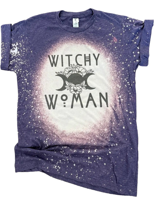 Witchy Woman Bleached Tee