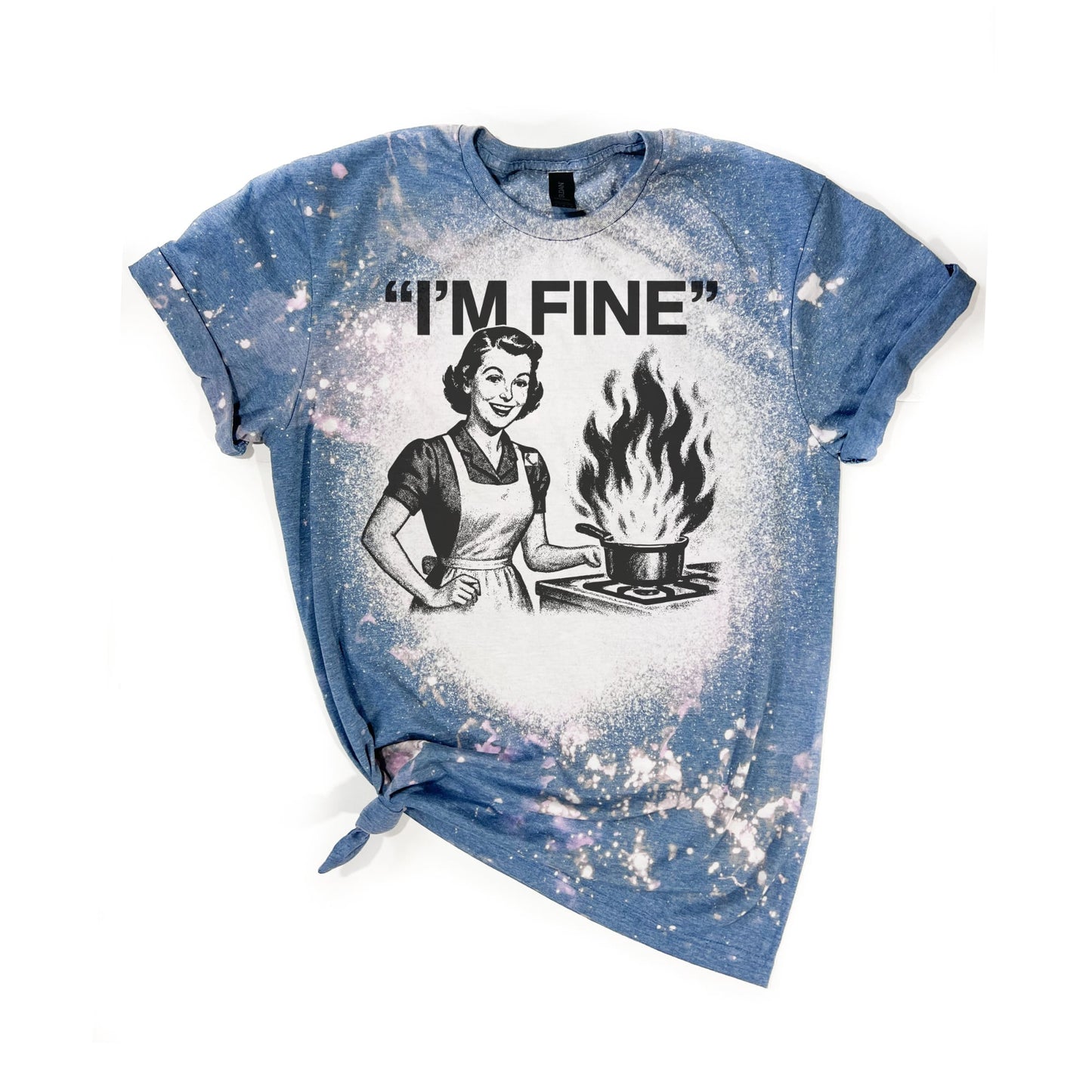 “I’m Fine” Retro Chaos Kitchen - Graphic Tee 🔥