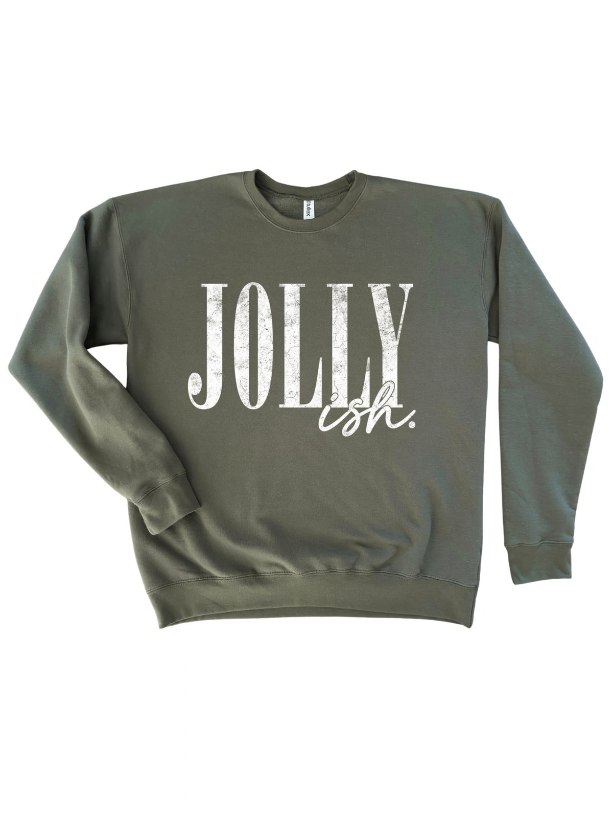 Jolly ish Christmas Crewneck Sweatshirt