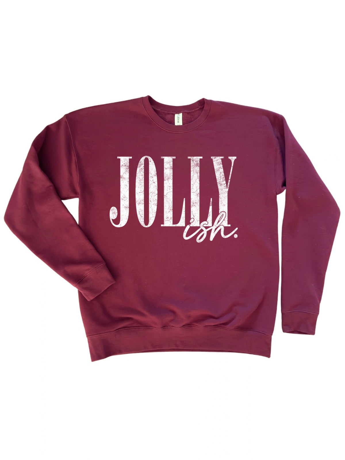 Jolly ish Christmas Crewneck Sweatshirt