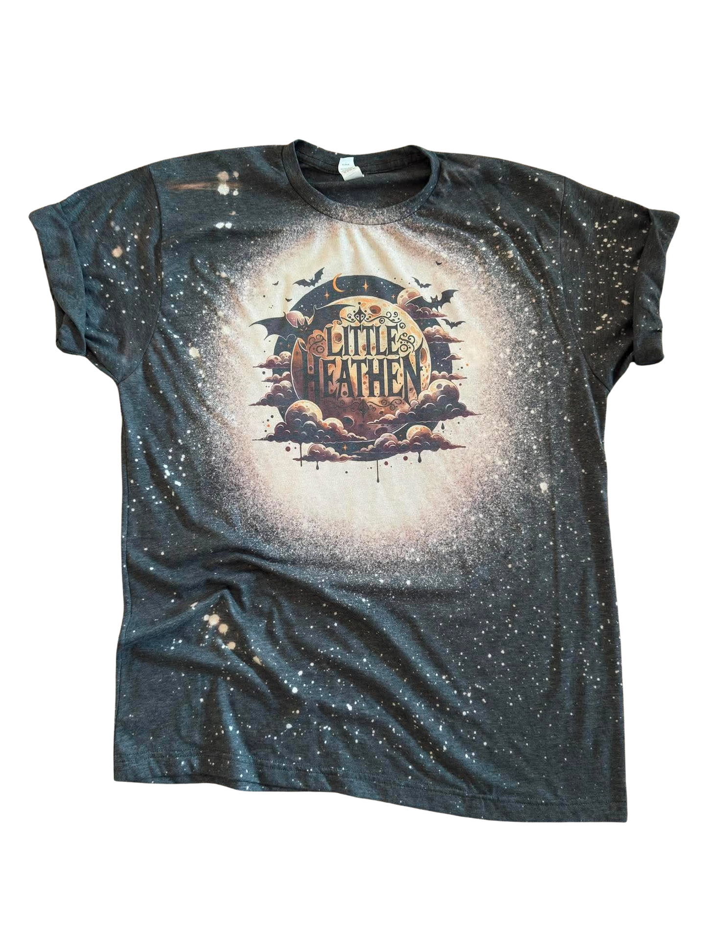 Little Heathen - Bleached Tee 😈🌙