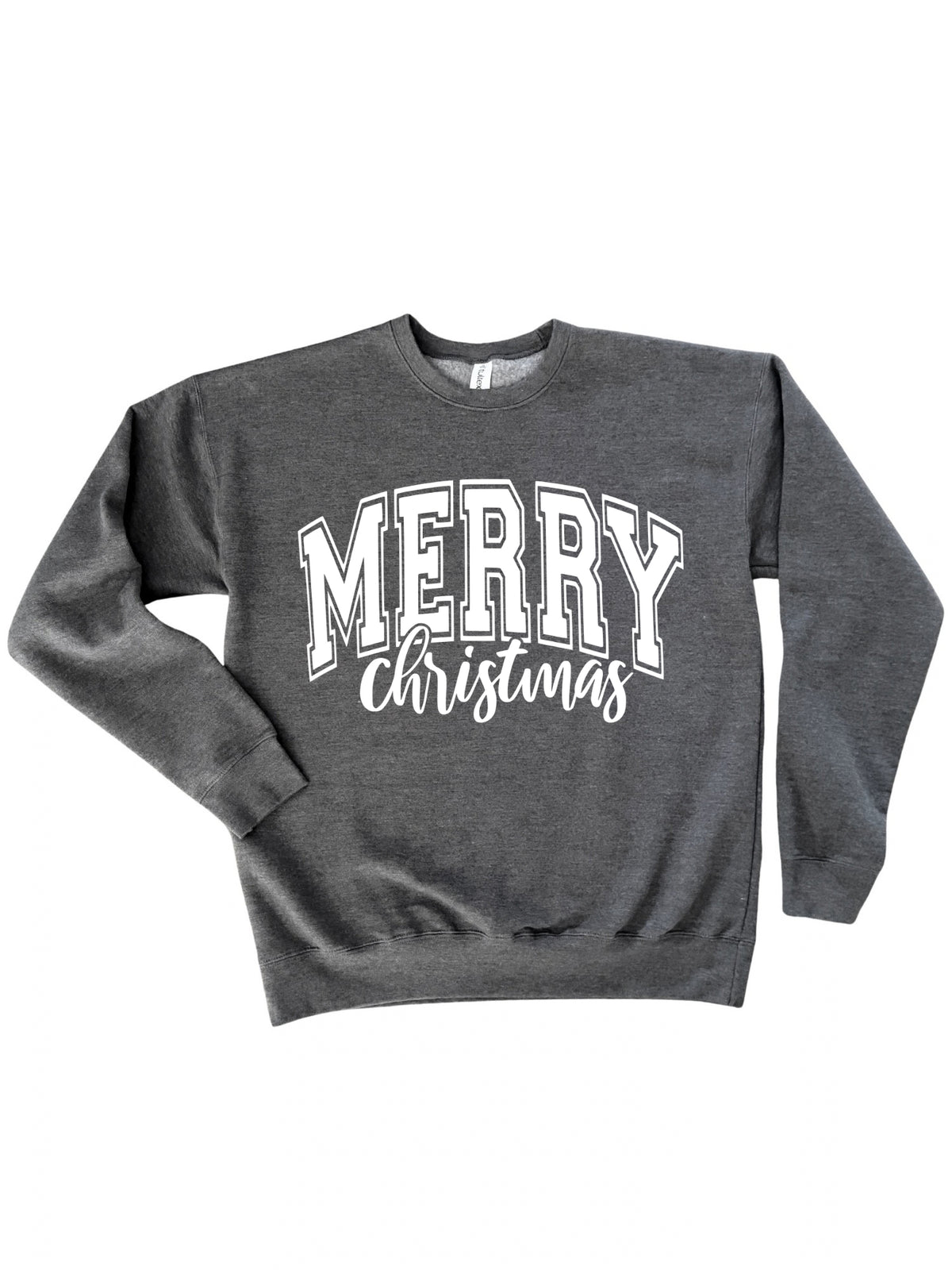 Merry Christmas Varsity Crewneck Sweatshirt