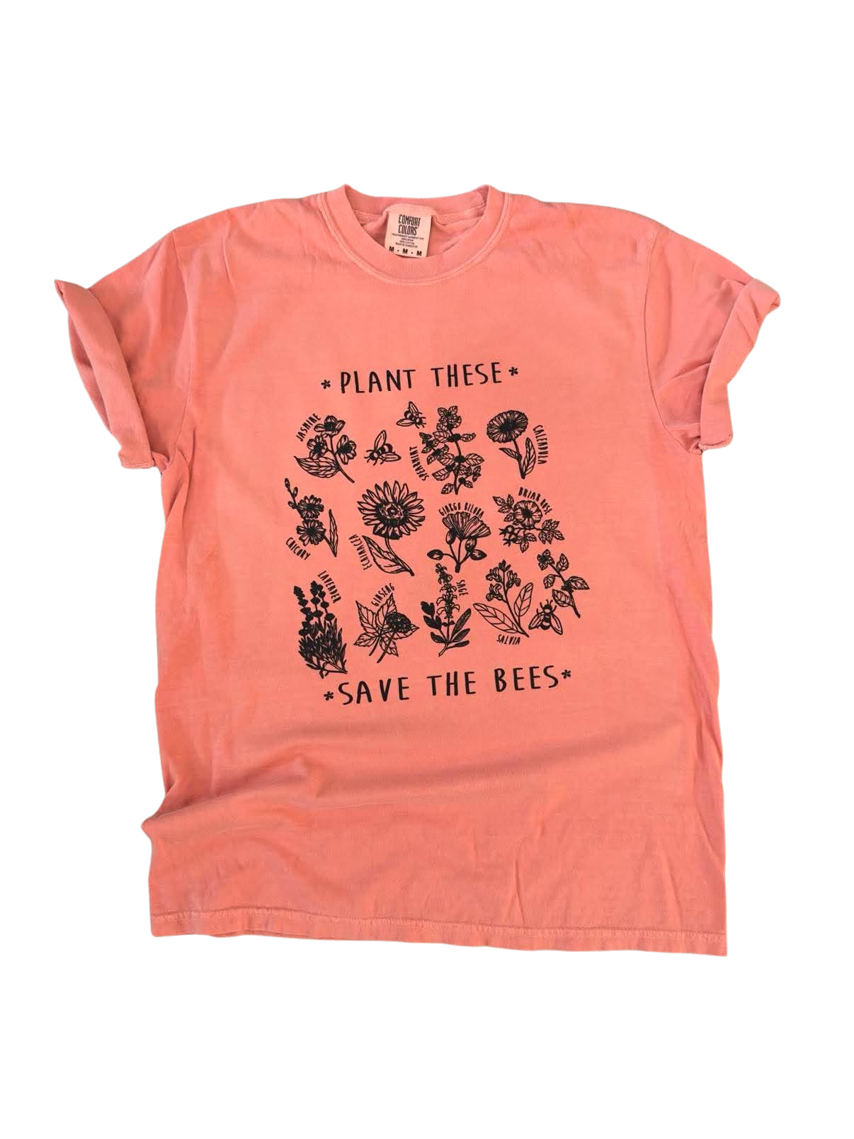 Plant These, Save the Bees - Graphic Tee 🐝🌸