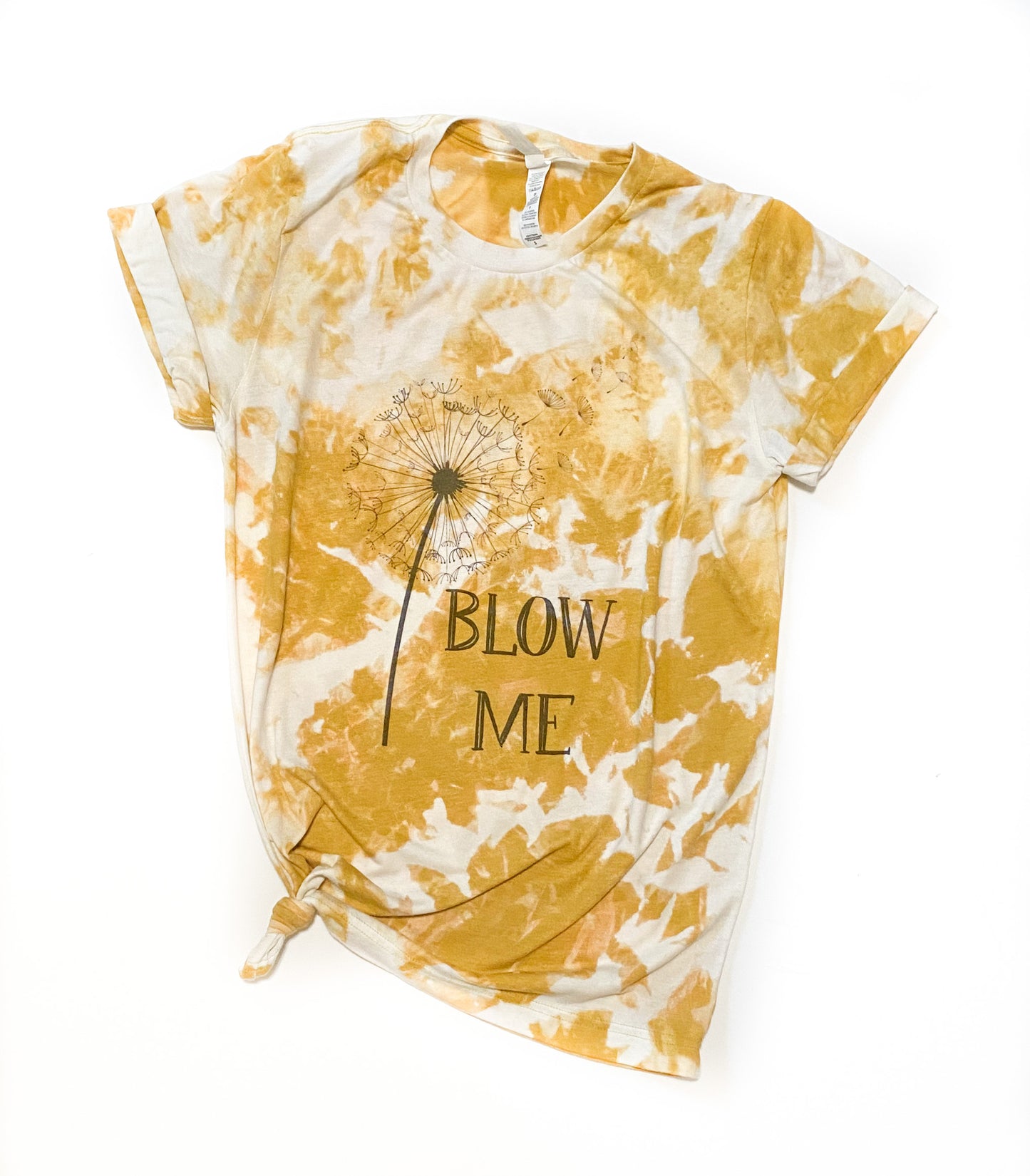 Blow Me Dandelion Tie Dye Tee