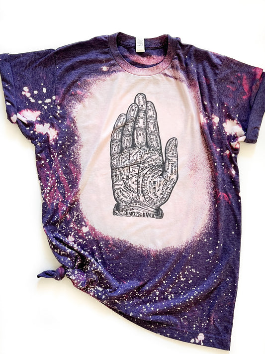 Palmistry Halloween Bleached Tee