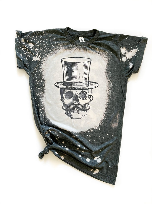 Dapper Skeleton Bleached Tee