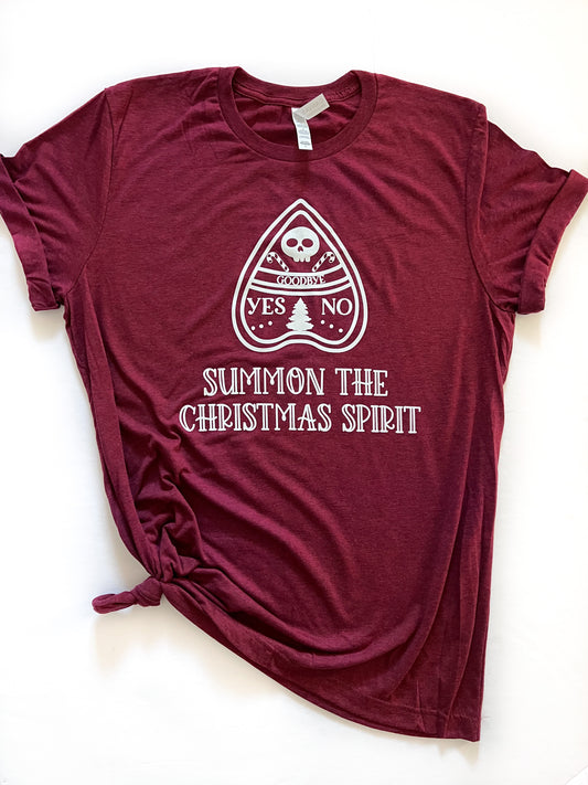 Summon the Christmas Spirit Graphic Tee