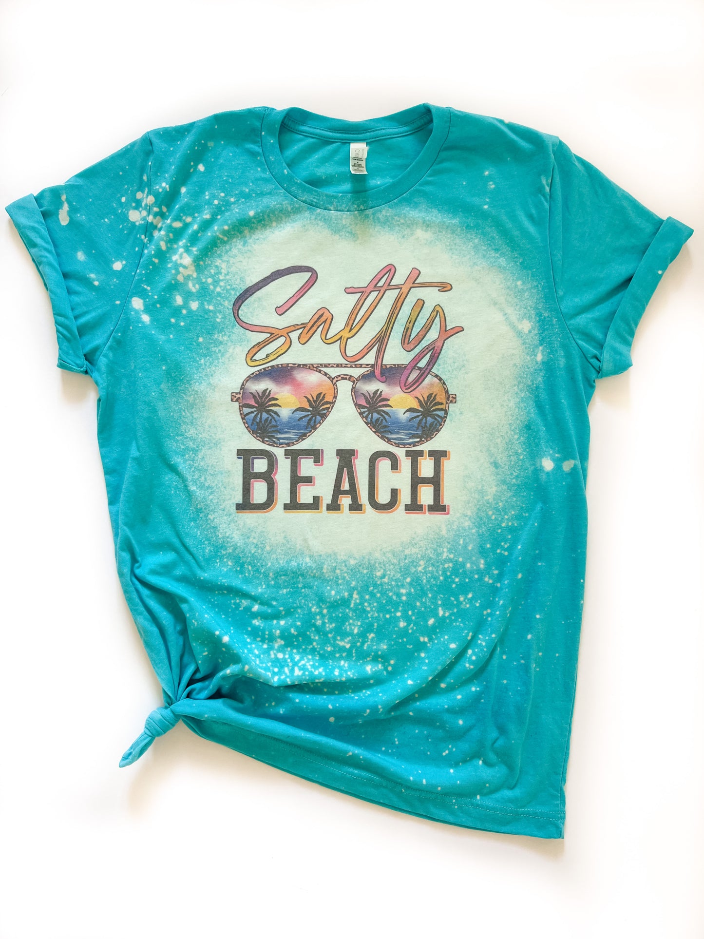 Salty Beach Bleached Tee