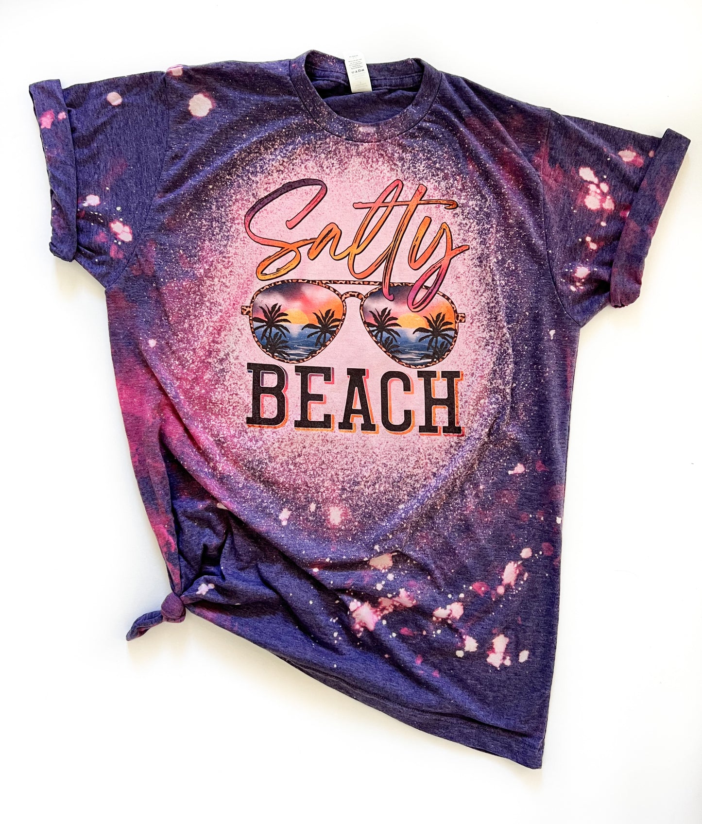 Salty Beach Bleached Tee